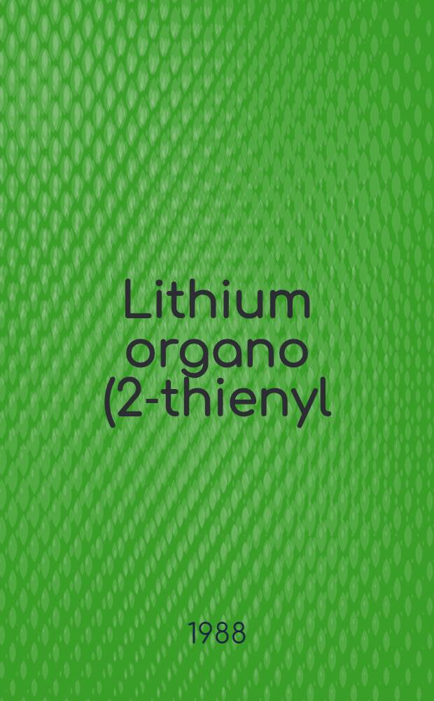 Lithium organo (2-thienyl) cuprates and halotrimethylsilane-activated organocopper compounds in conjugate additions : Akad. avh