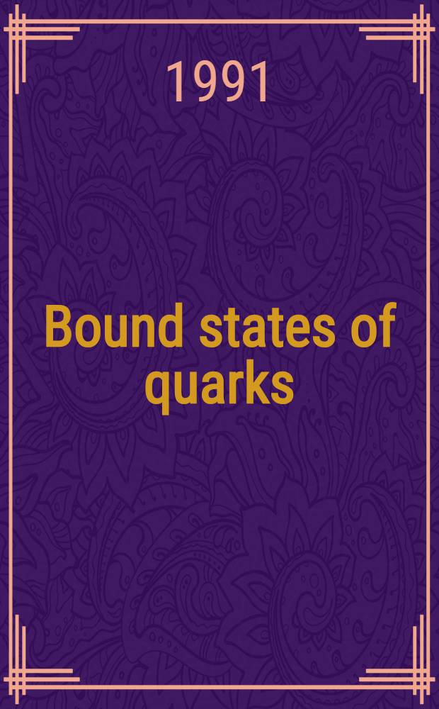 Bound states of quarks