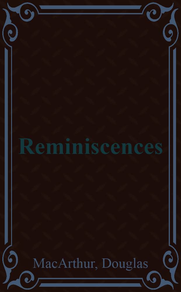 Reminiscences