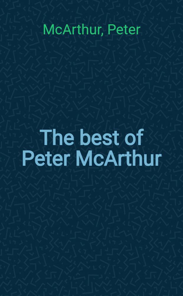 The best of Peter McArthur