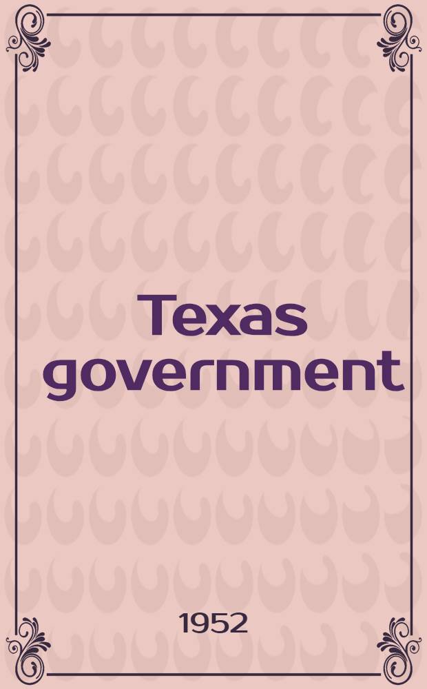 Texas government