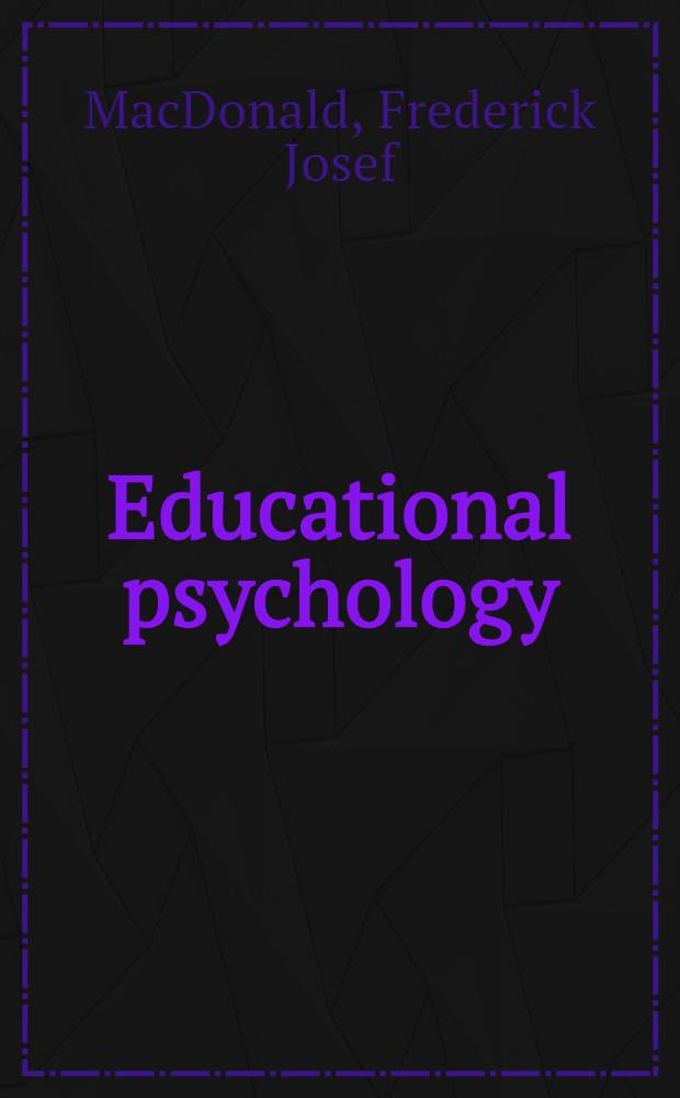 Educational psychology