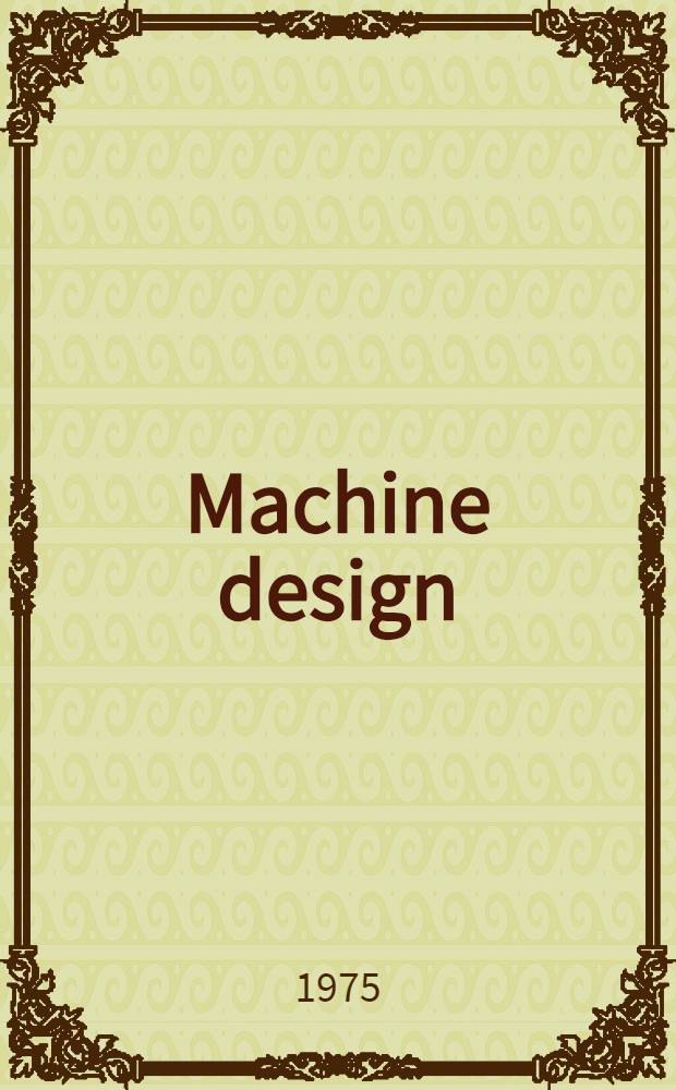 Machine design
