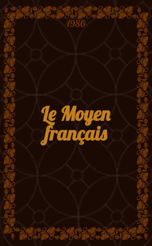 Le Moyen français