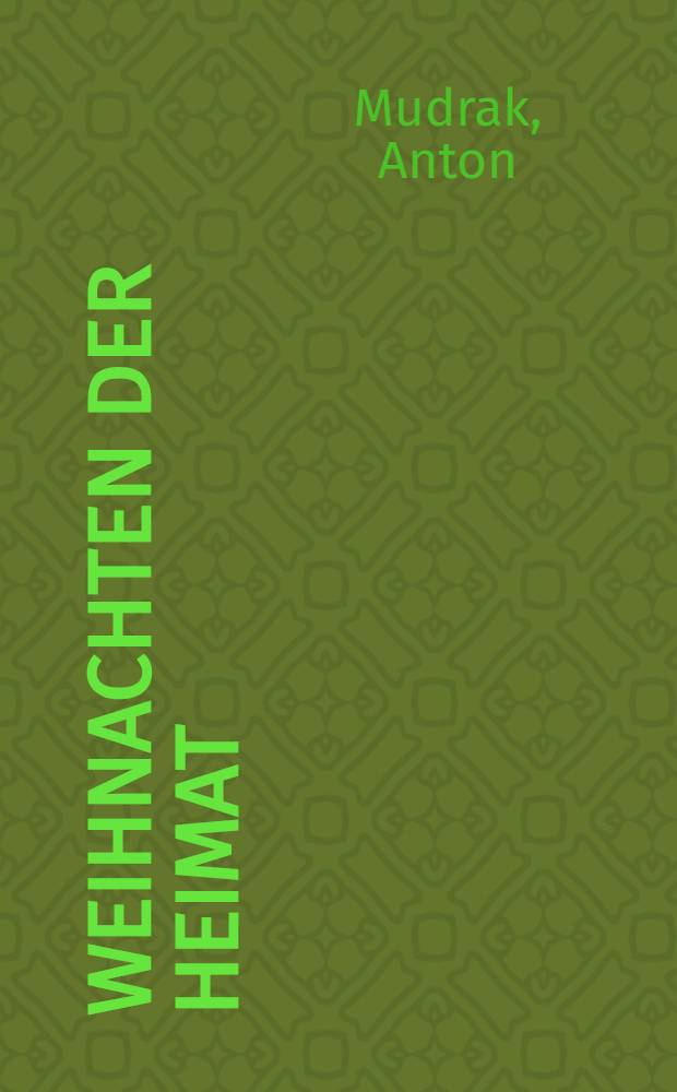 Weihnachten der Heimat : Das Zwittauer Hirten- und Dreikönigsspiel