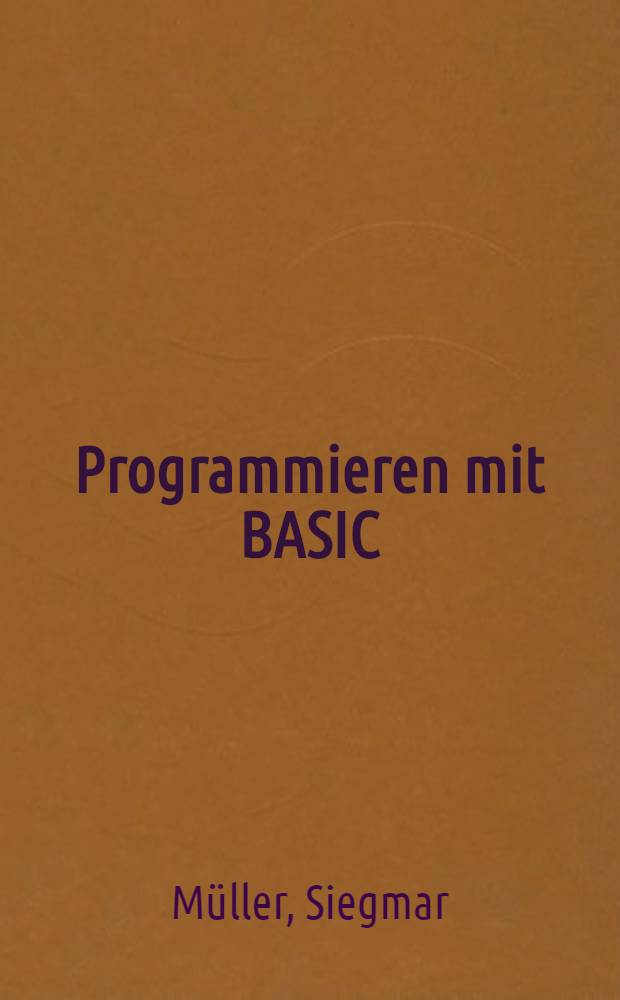Programmieren mit BASIC