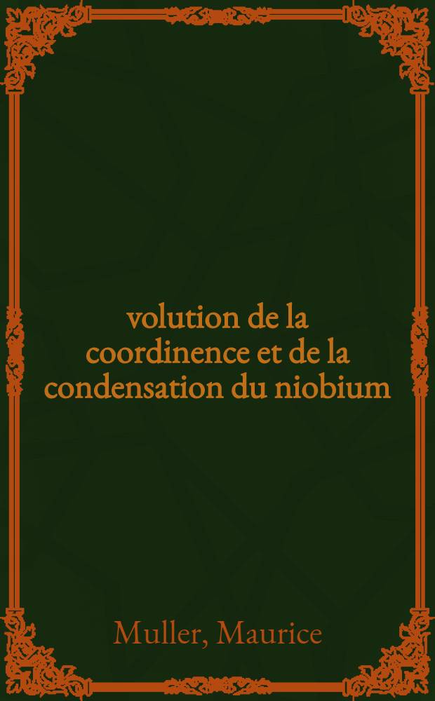 Évolution de la coordinence et de la condensation du niobium (V) et du tantale (V) dans les niobates et tantalates de sodium, dans les oxothioanions, et dans les complexes chélatés oxaliques et pyrocatécholiques : Thèse ..