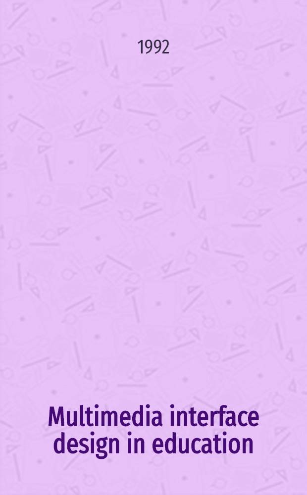 Multimedia interface design in education