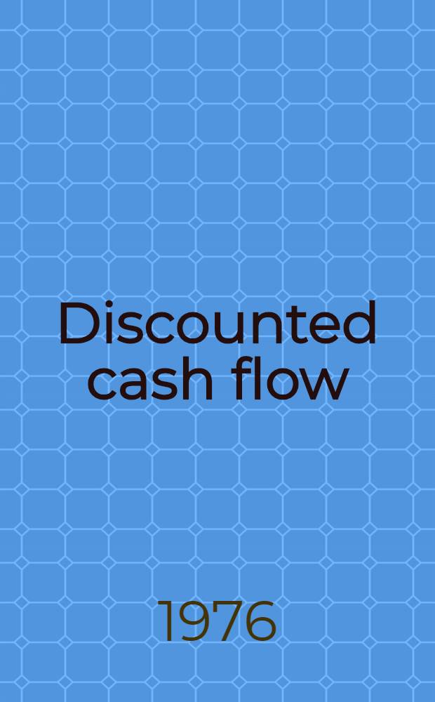 Discounted cash flow