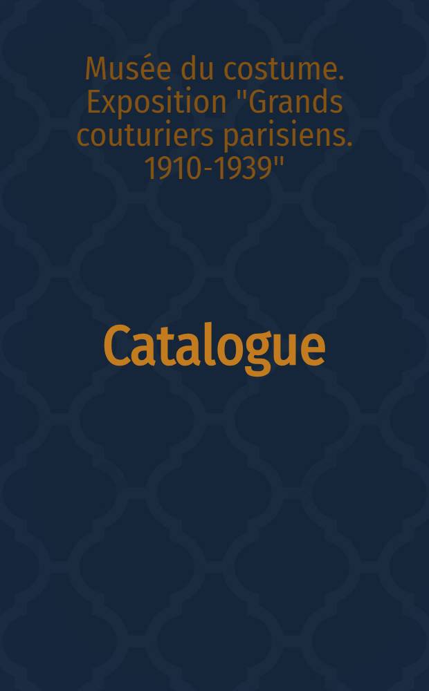 [Catalogue]