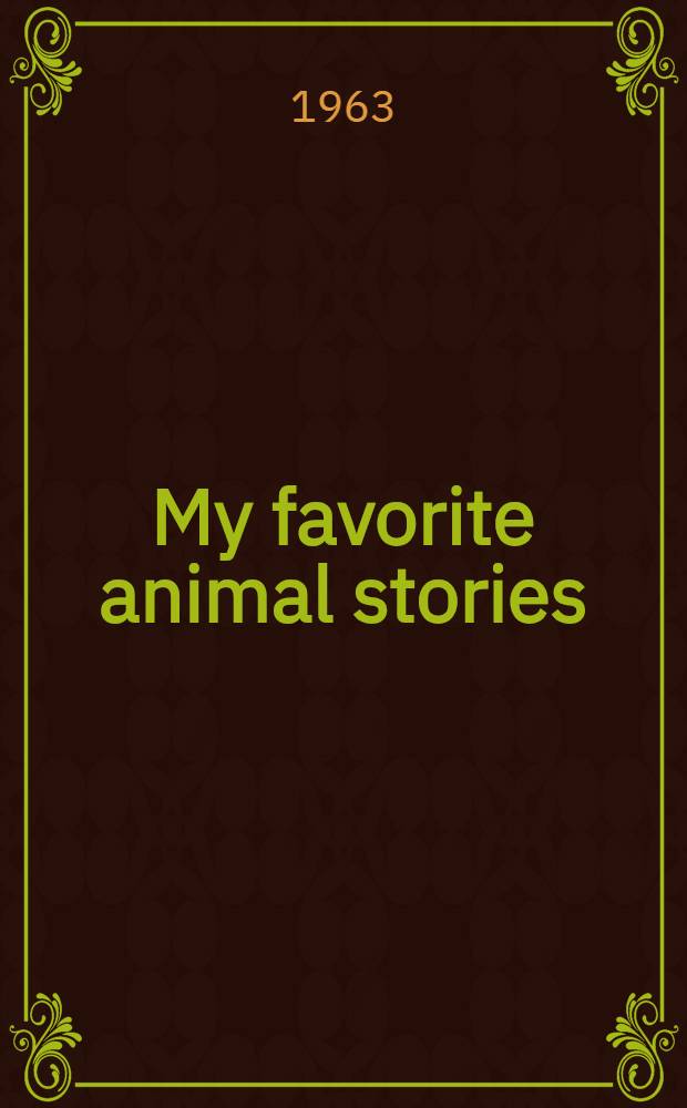 My favorite animal stories