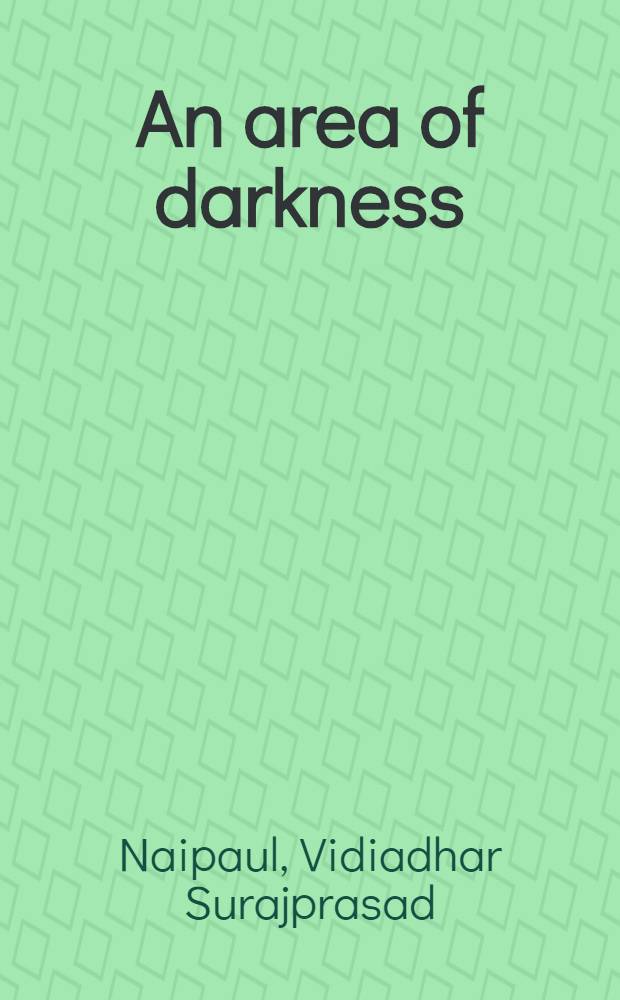 An area of darkness