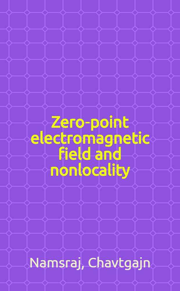 Zero-point electromagnetic field and nonlocality