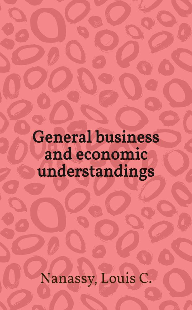 General business and economic understandings