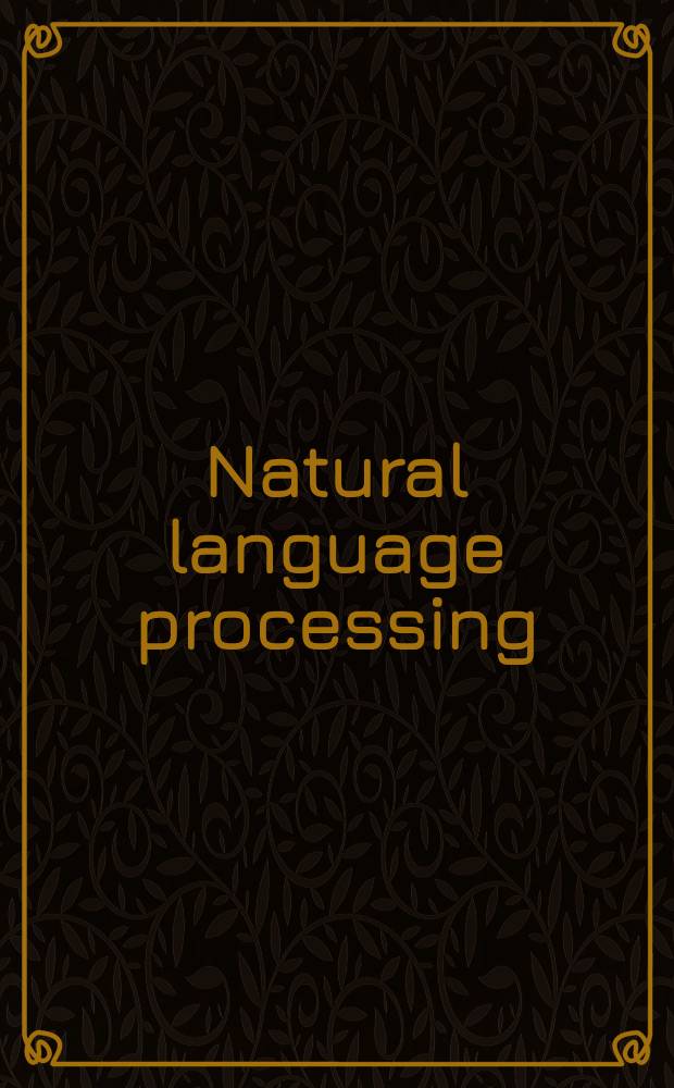 Natural language processing : Proceedings