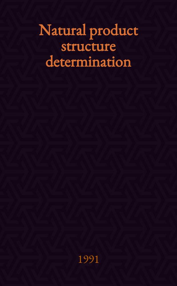 Natural product structure determination