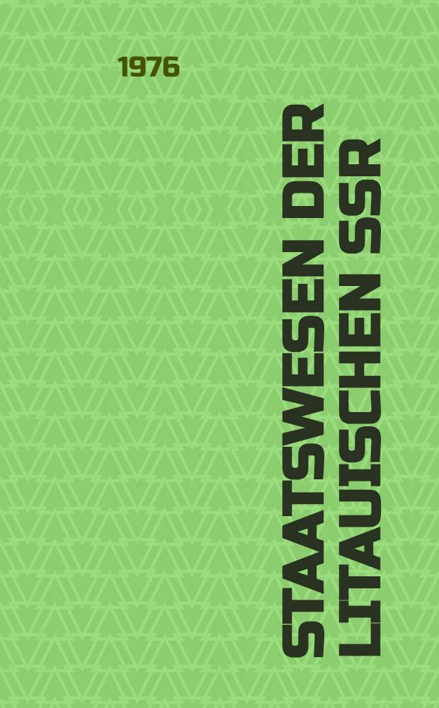 Staatswesen der Litauischen SSR