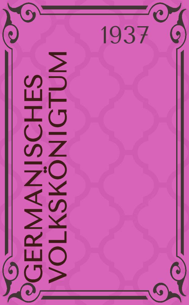 Germanisches Volkskönigtum