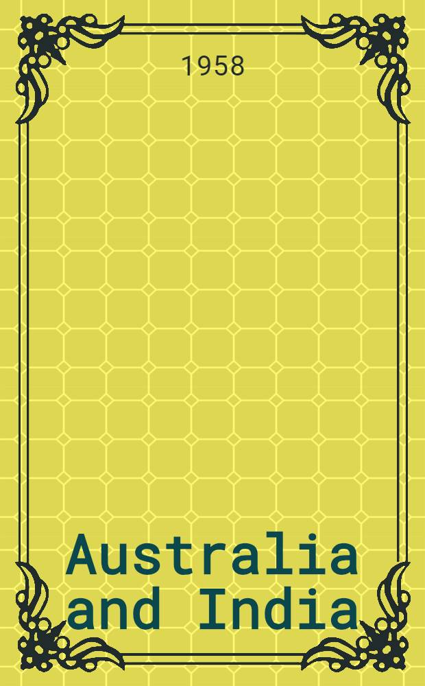 Australia and India
