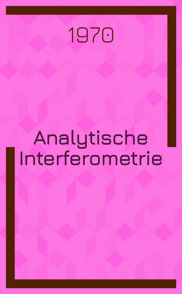 Analytische Interferometrie