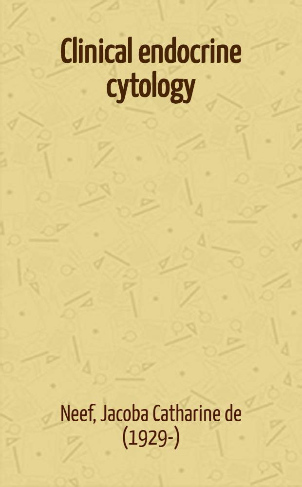 Clinical endocrine cytology