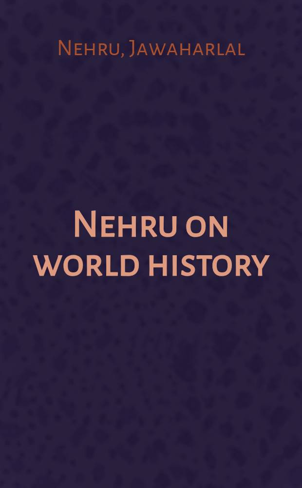 Nehru on world history