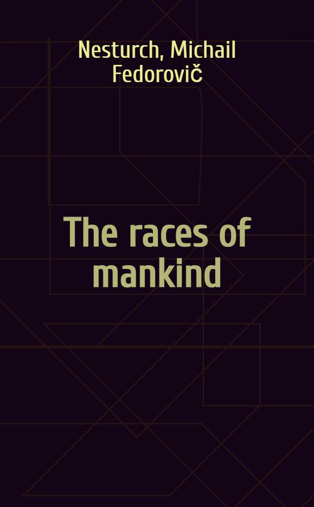 The races of mankind