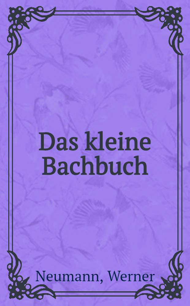 Das kleine Bachbuch