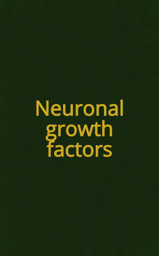 Neuronal growth factors