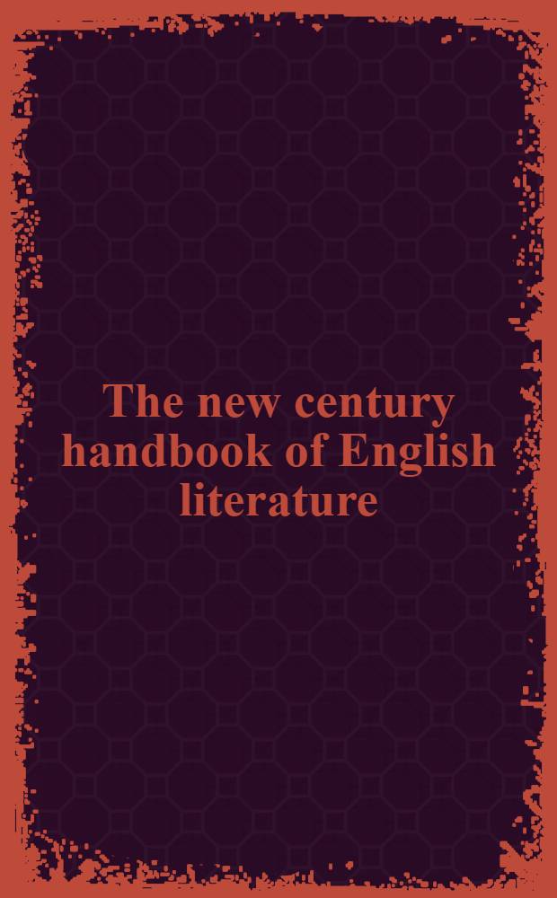 The new century handbook of English literature