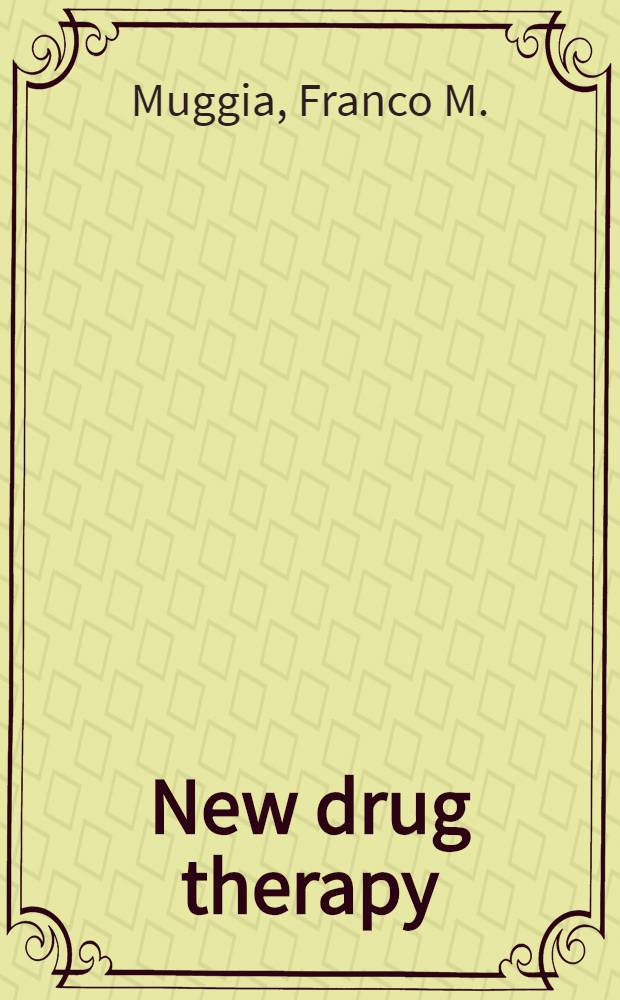 New drug therapy