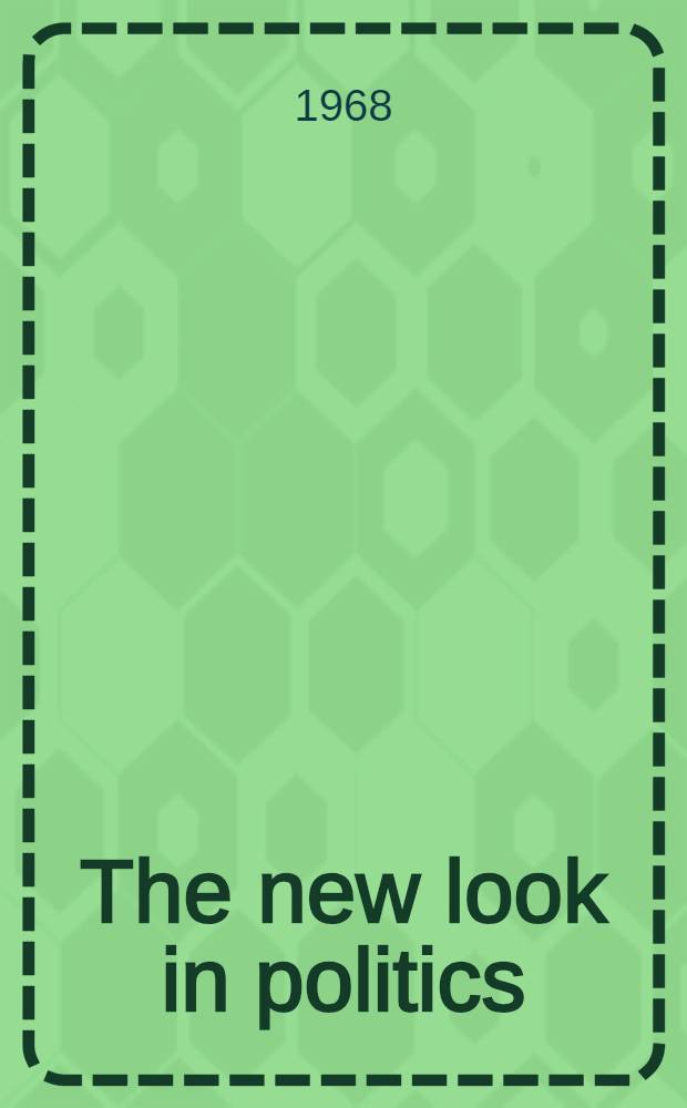 The new look in politics : McCarthy's campaign