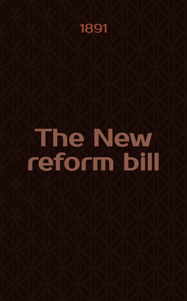 The New reform bill