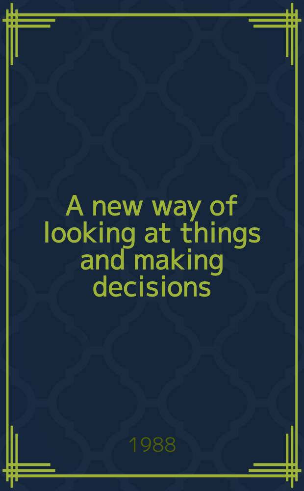 A new way of looking at things and making decisions : Questions discussed a. resolved by the Forum of communists