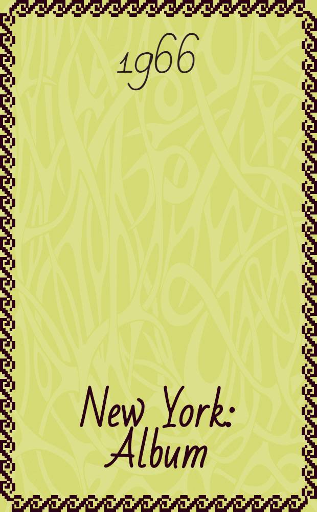 New York : Album