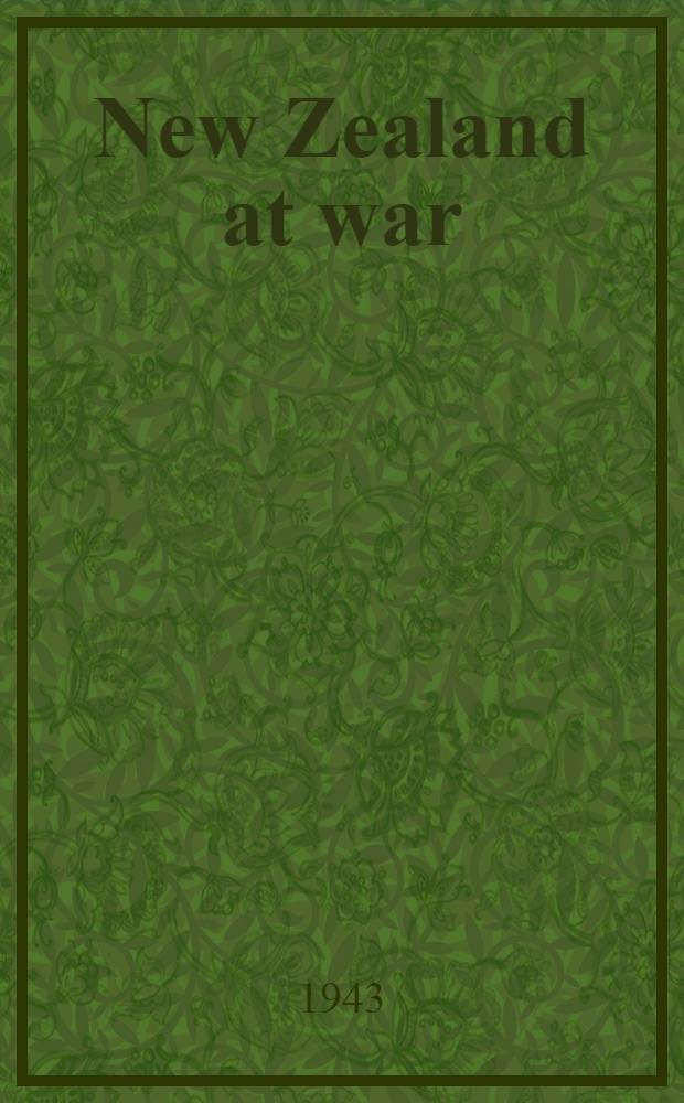 New Zealand at war