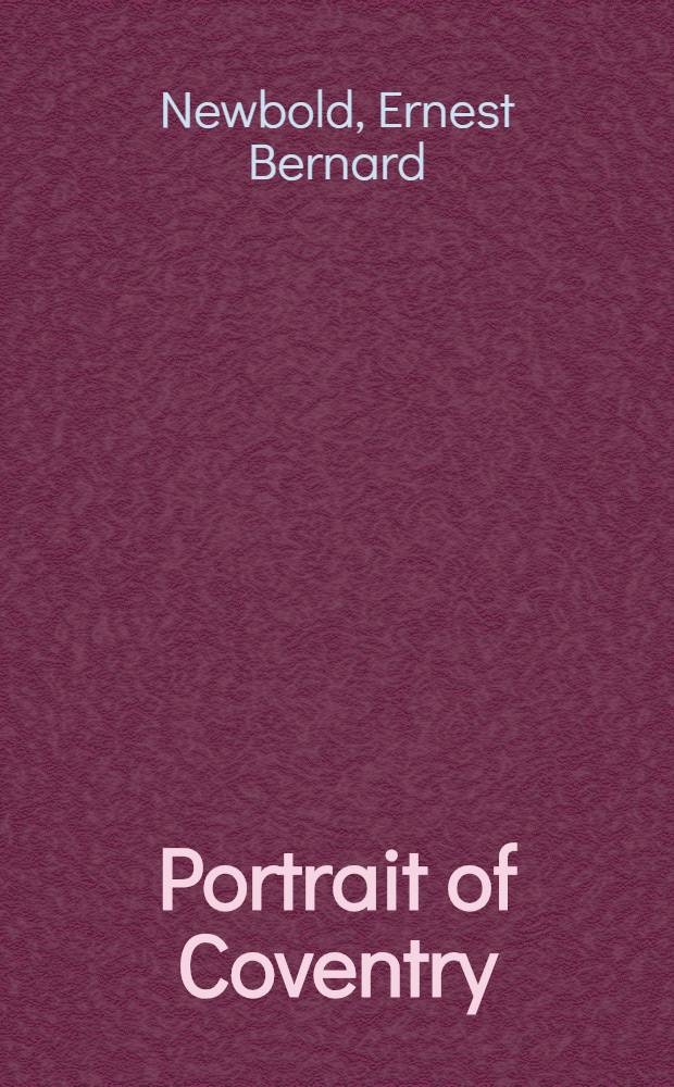 Portrait of Coventry