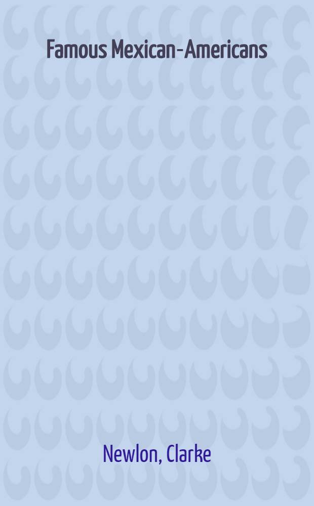 Famous Mexican-Americans