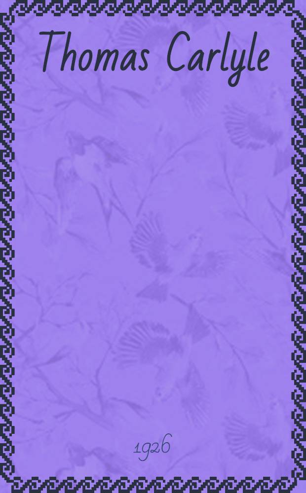 Thomas Carlyle