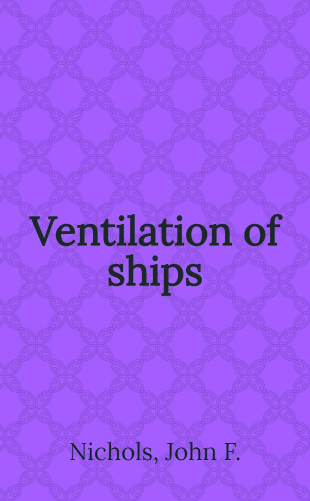 Ventilation of ships