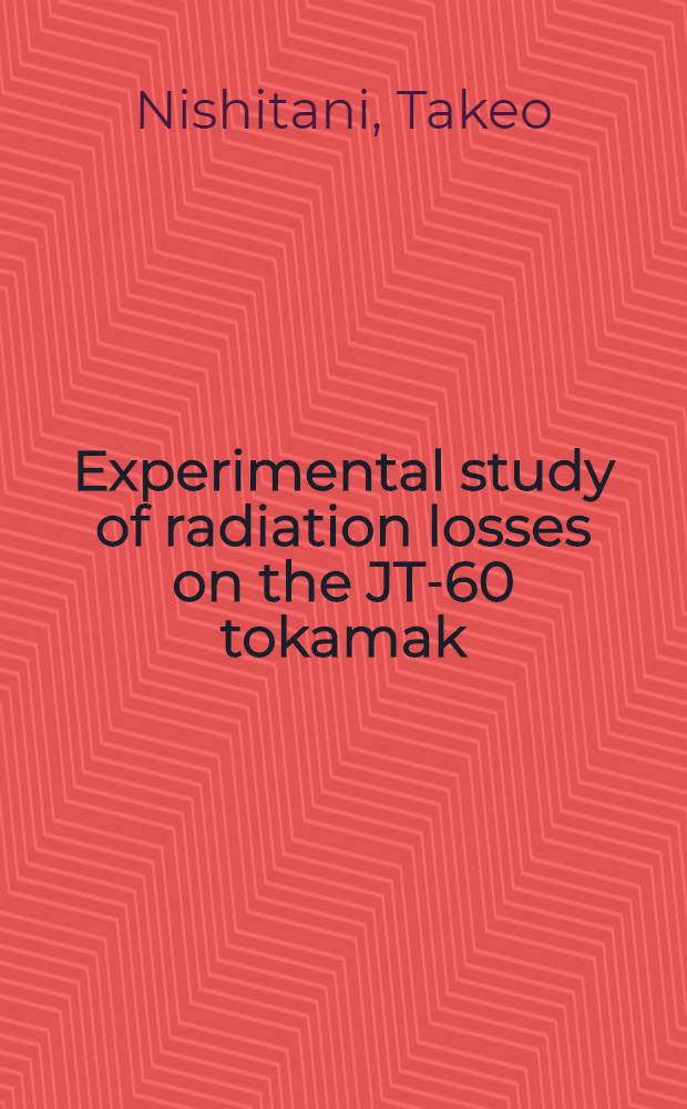 Experimental study of radiation losses on the JT-60 tokamak