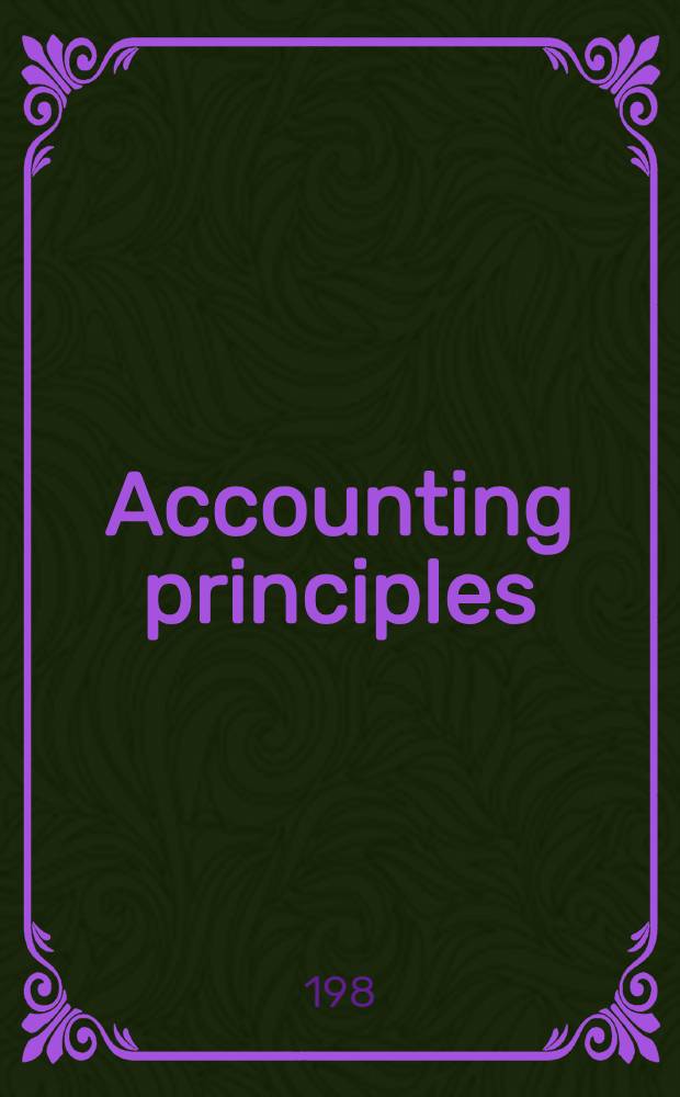 Accounting principles