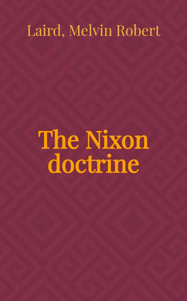 The Nixon doctrine