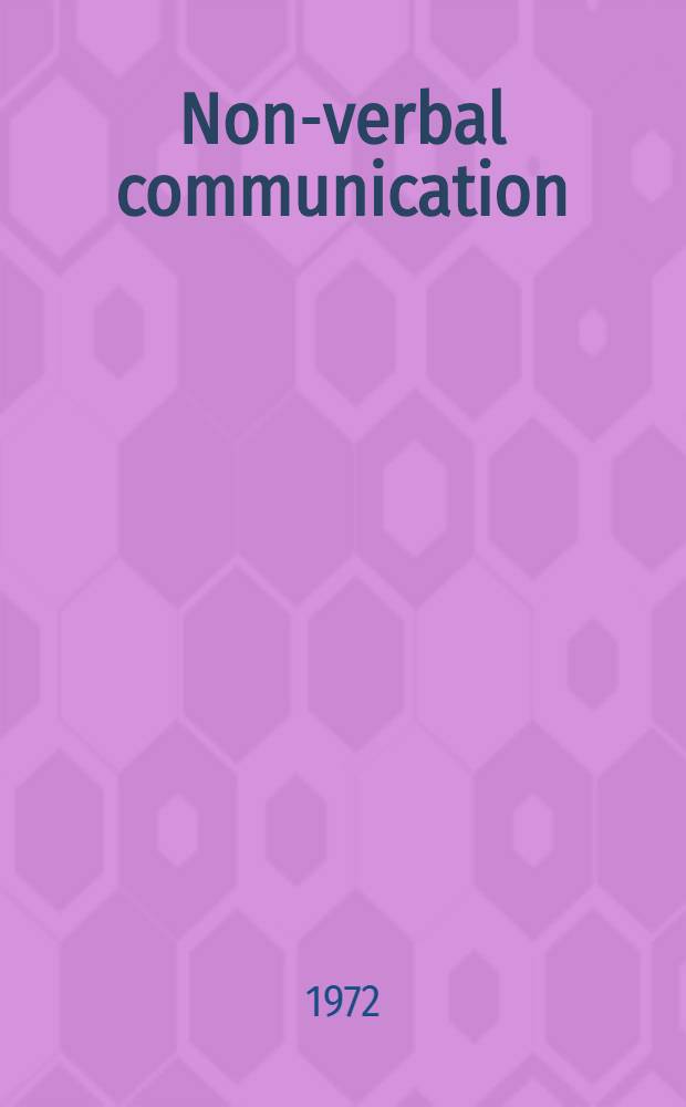 Non-verbal communication