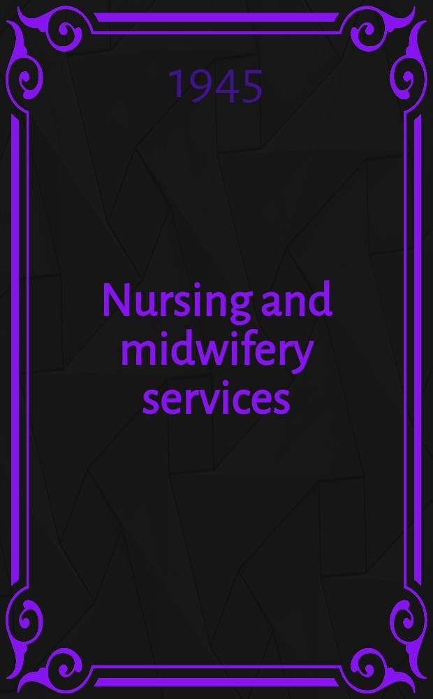 Nursing and midwifery services (women)
