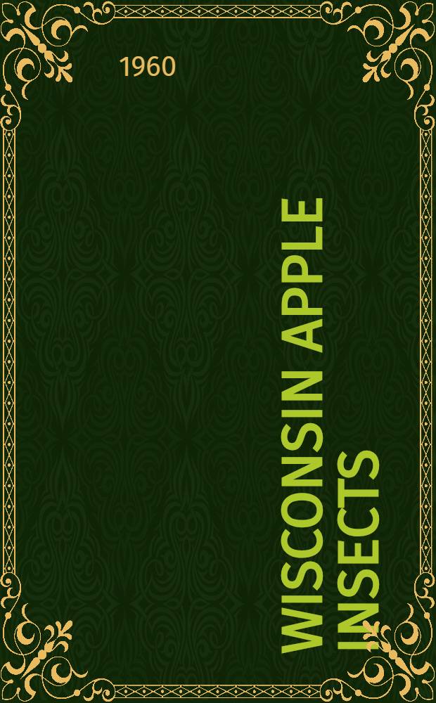 Wisconsin apple insects