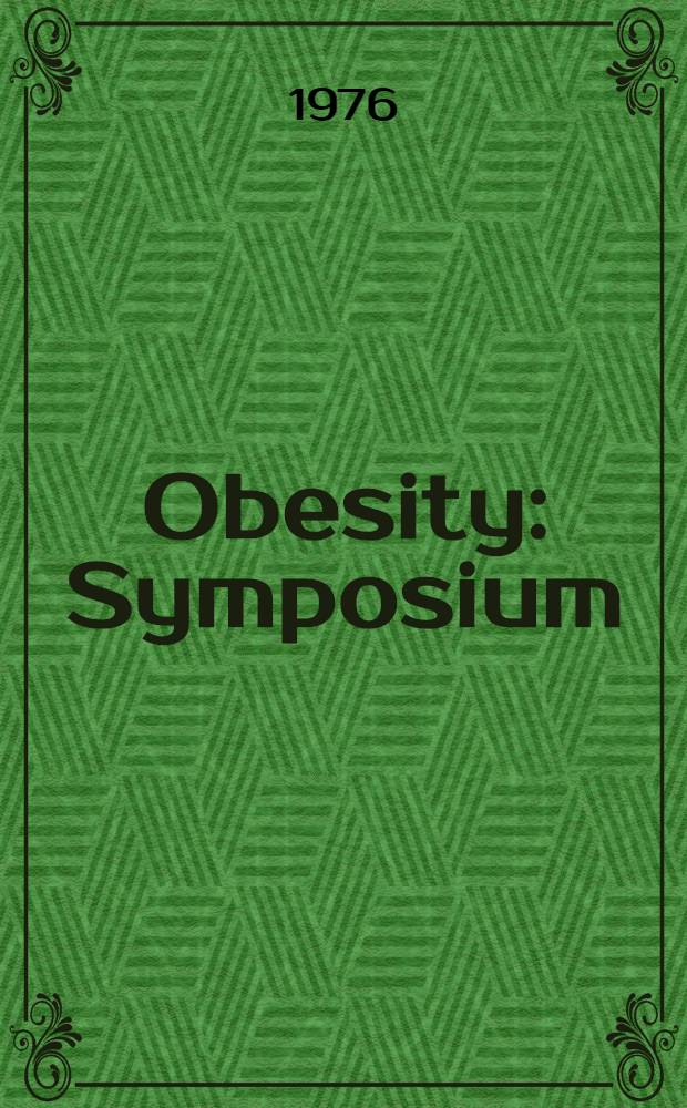 Obesity : Symposium