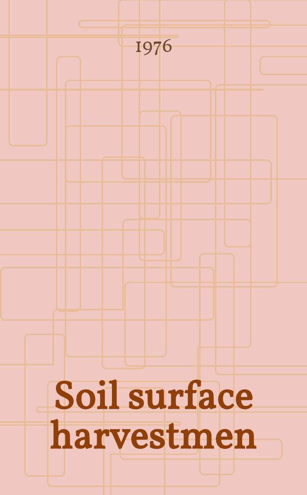 Soil surface harvestmen (Opilionidea) in a lowland forest