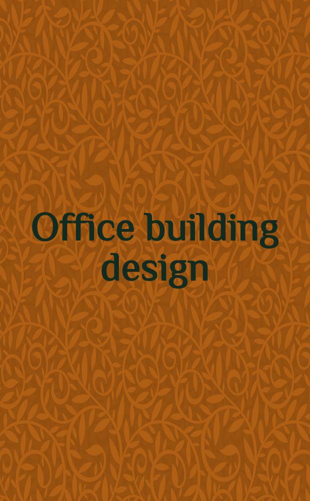 Office building design : An architectural record book
