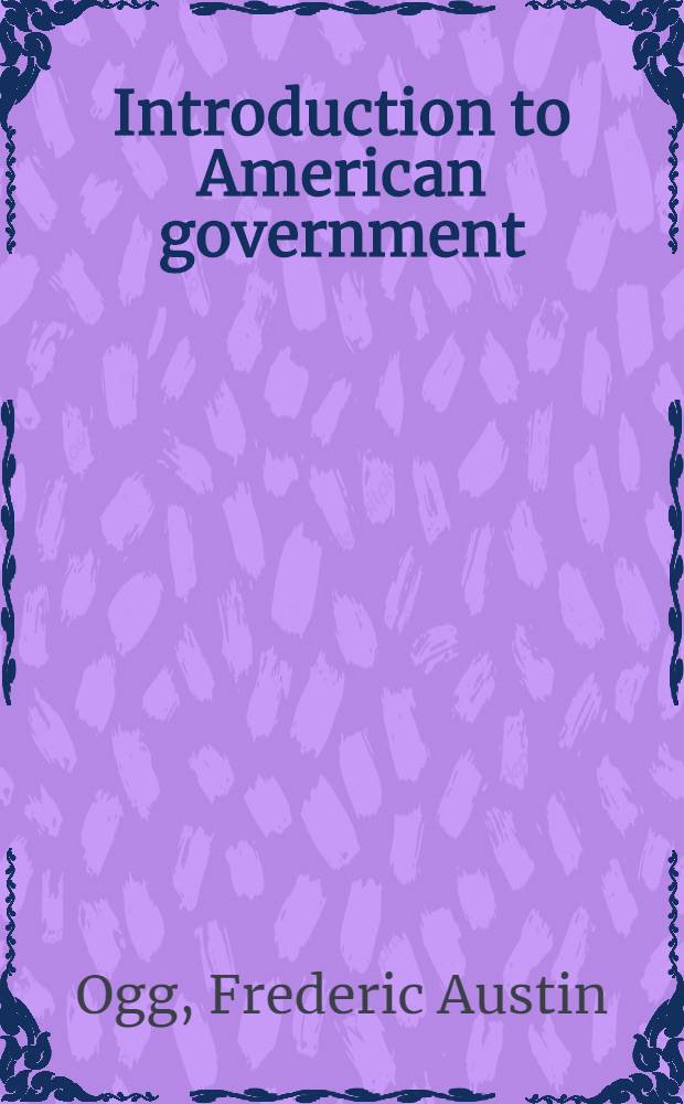 Introduction to American government